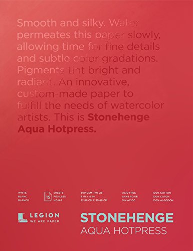 Legion Stonehenge Aqua Hot Press 140 lb
